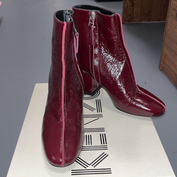 BNIB Kenzo “Daria” bootie in Bordeaux colour. - Picture 2 of 5